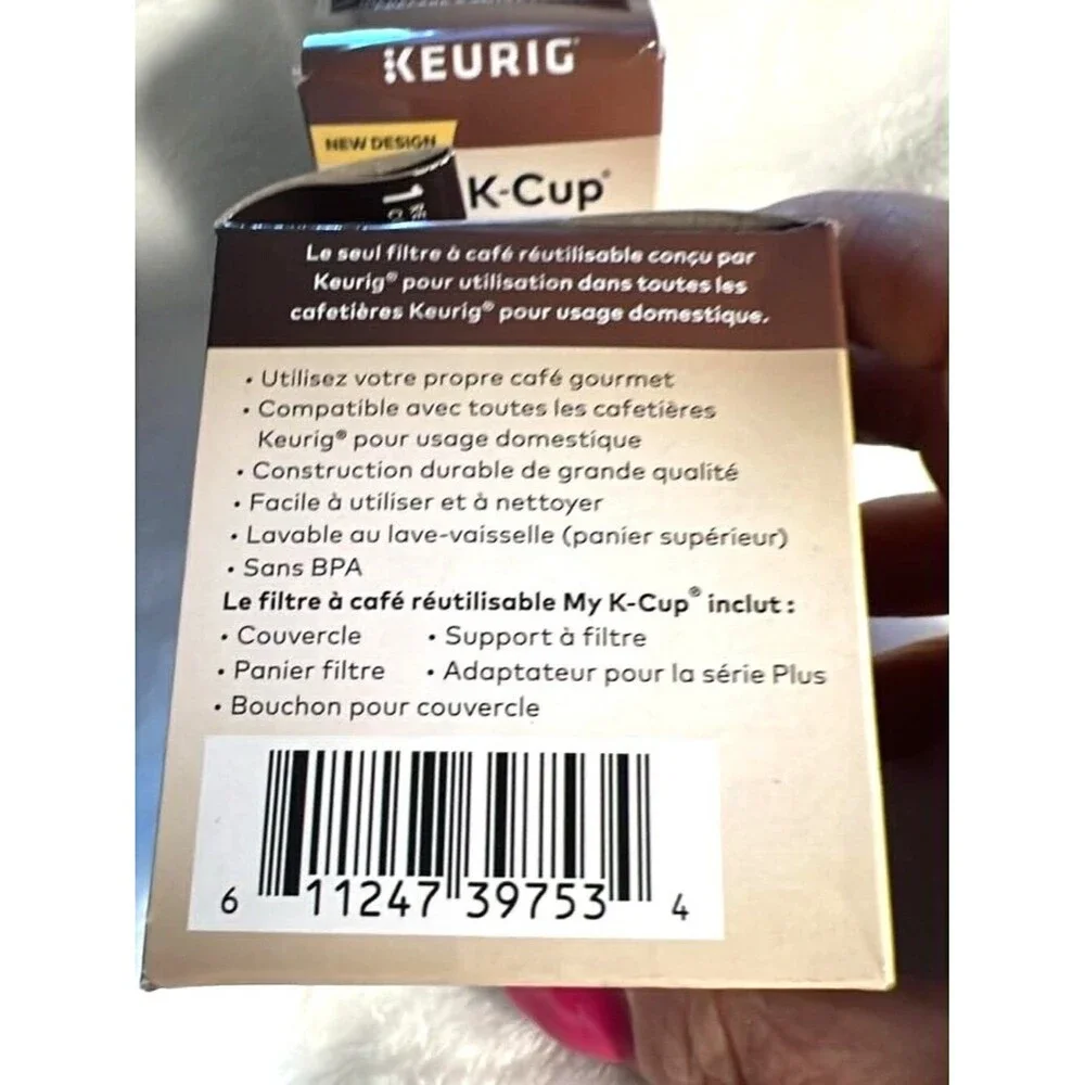 Keurig My K‑Cup Universal Reusable Coffee Filters • NEW DESIGN • NIB - QTY 2